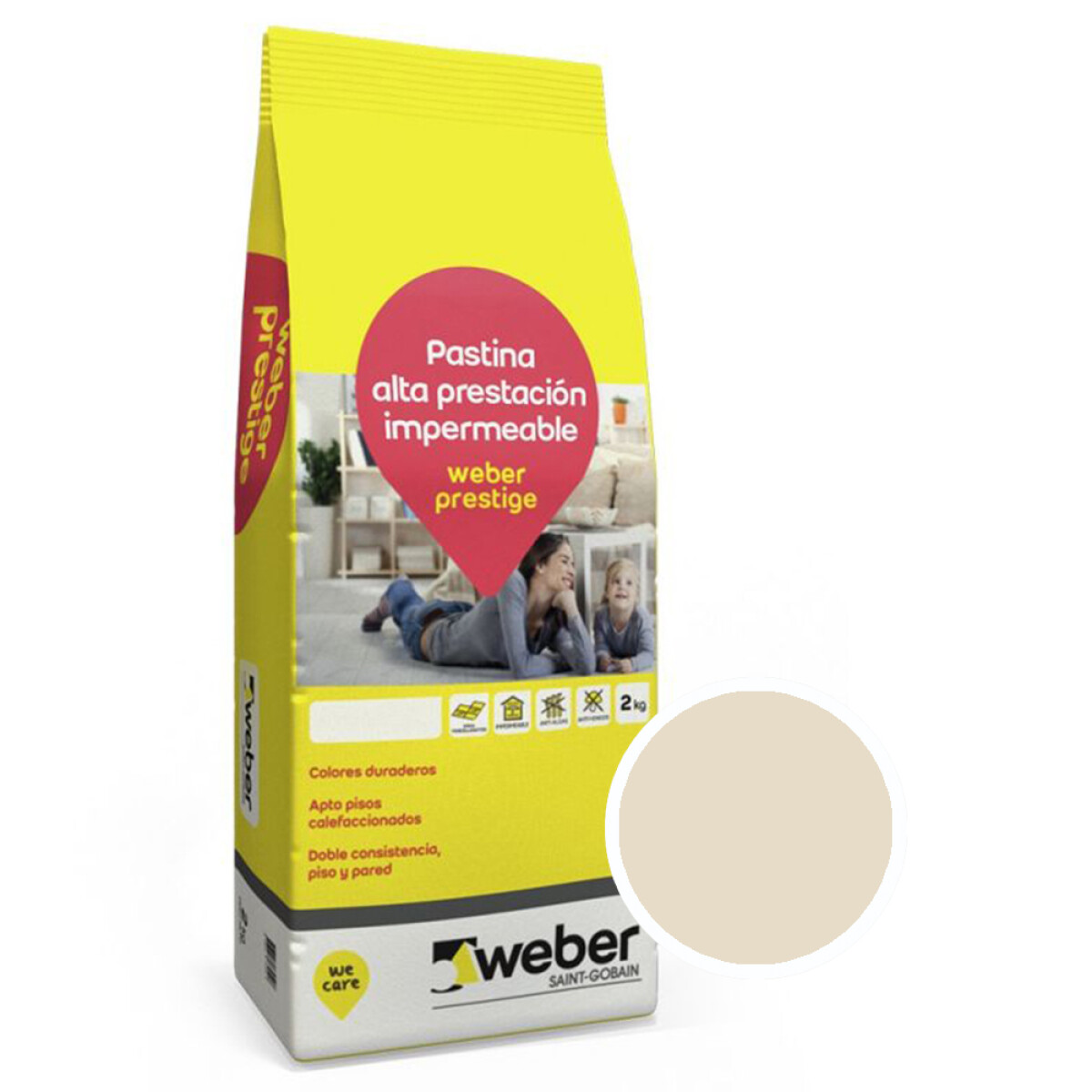 Pastina Weber Prestige Color Medano X 2 Kg. 
