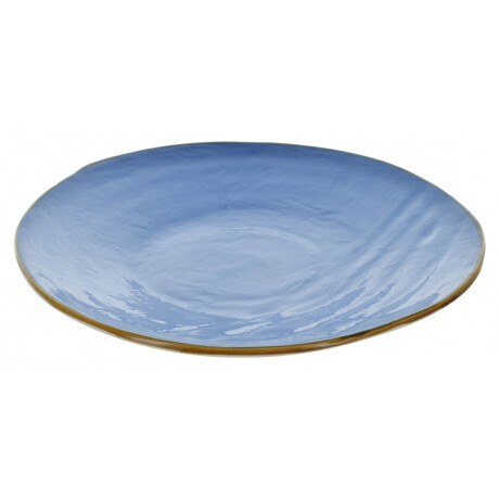 PLATO CERAMICA BORDE DORADO 27.6CM PLATO CERAMICA BORDE DORADO 27.6CM