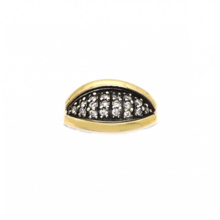 Anillo en Oro y Plata 925 con Zirconias Anillo en Oro y Plata 925 con Zirconias