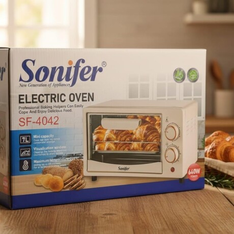 Horno Eléctrico Sonifer Sf-4042 De Mesa 7 Litros 640w Horno Eléctrico Sonifer Sf-4042 De Mesa 7 Litros 640w