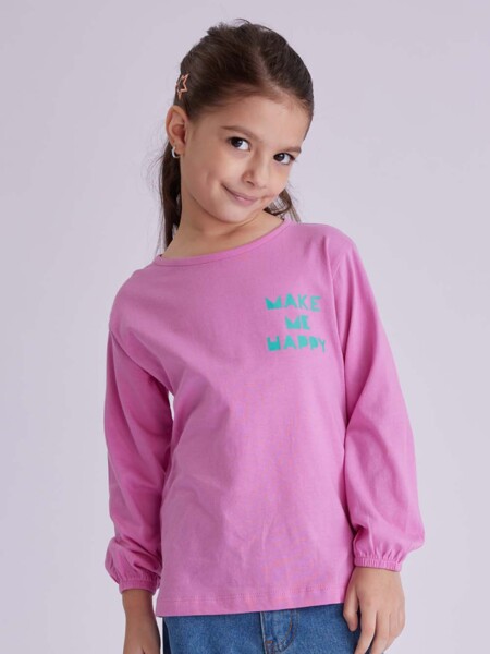 Remera manga larga Peonia