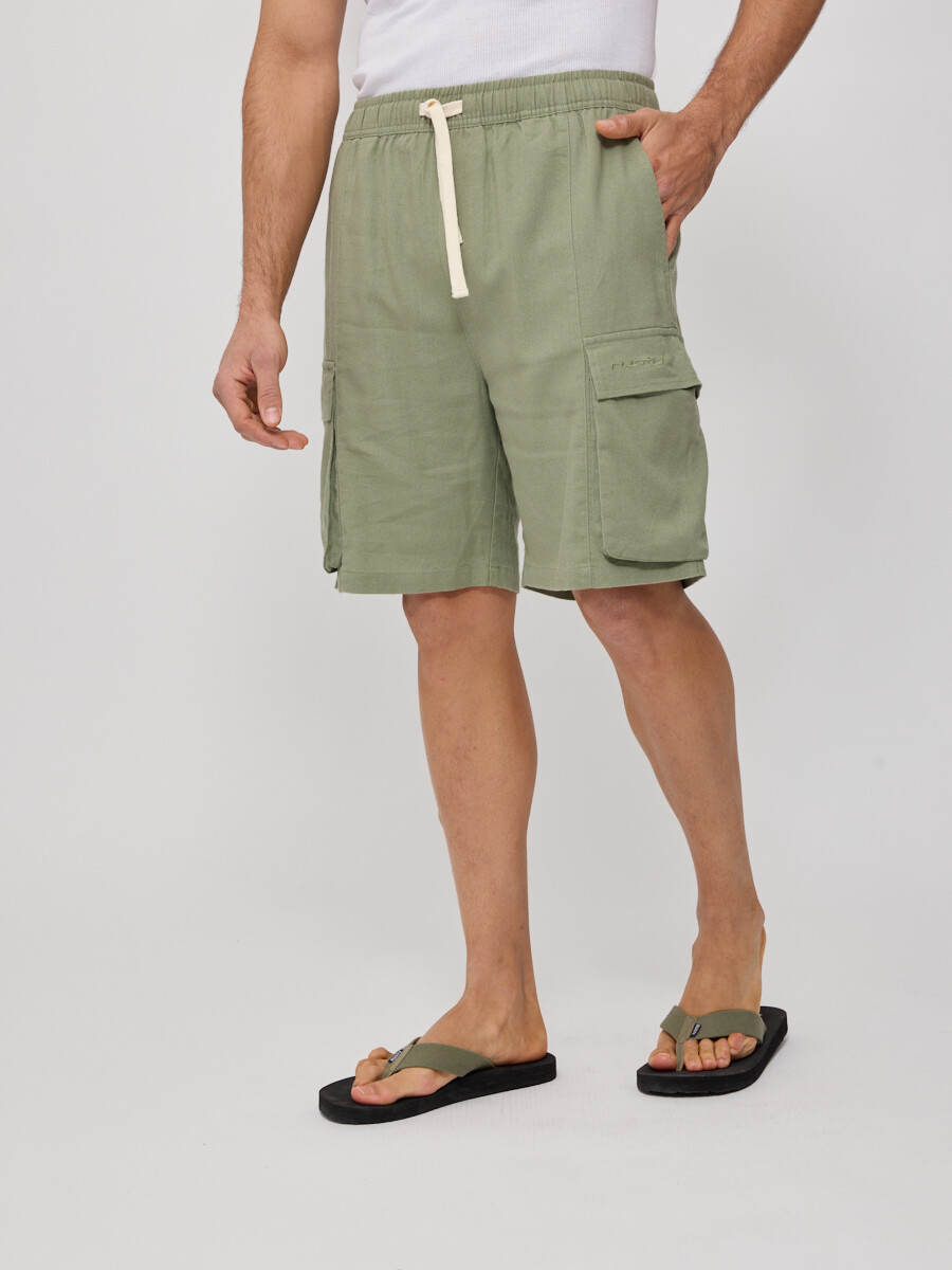 SHORT MARINI RUSTY - Militar 