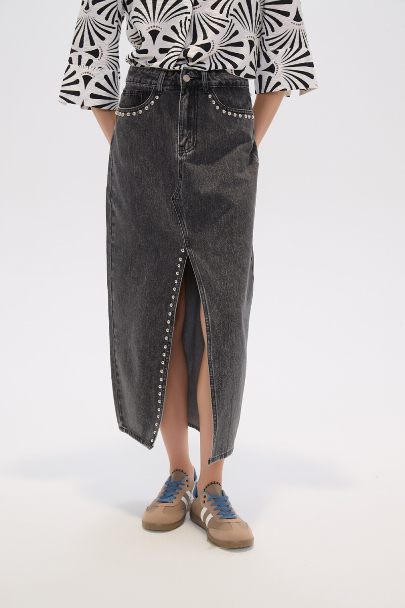 Falda Simbal - Gris Medio 