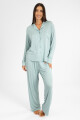 Pijama ribb americano Verde claro