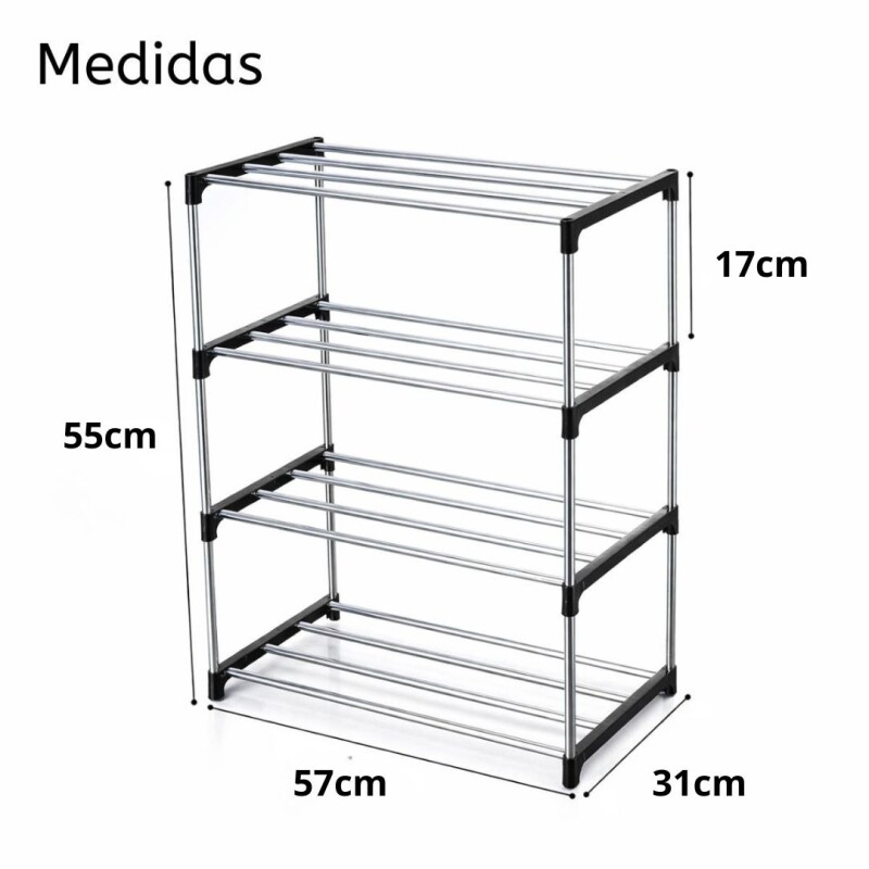 Organizador Calzado Zapatera Estanteria Zapatos Apilable Multi Nivel Rack Metal Plastico Organizador Calzado Zapatera Estanteria Zapatos Apilable Multi Nivel Rack Metal Plastico