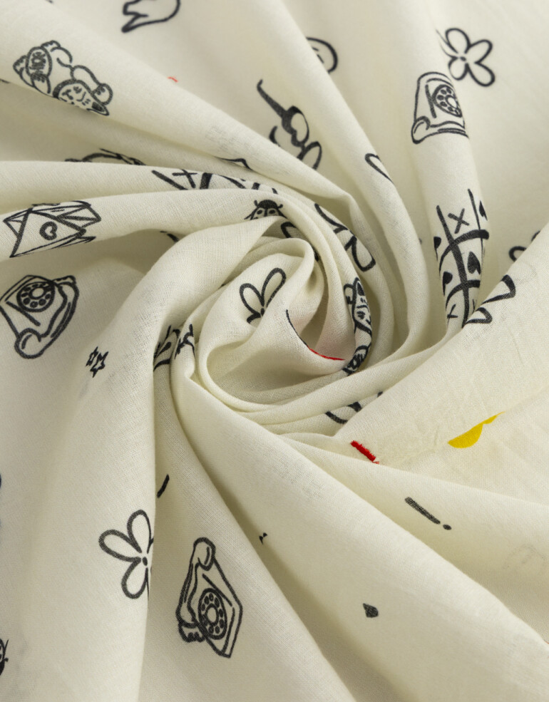 Pañuelos Raso Algodón Pañuelo De Algodón Orgánico - Combinacion Multicolor