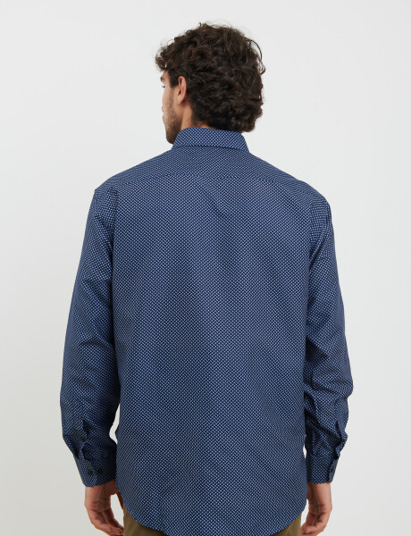 012544 CAMISA HARRINGTON LABEL Azul Osc/bla