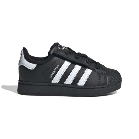 Championes Superstar II Elastic Lace de Niños negro