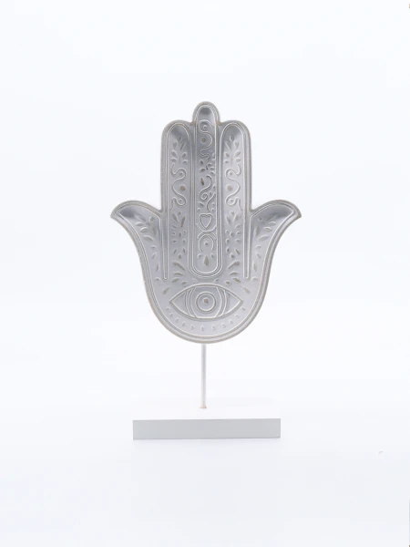 MANO HAMSHA VERTICAL BLANCO