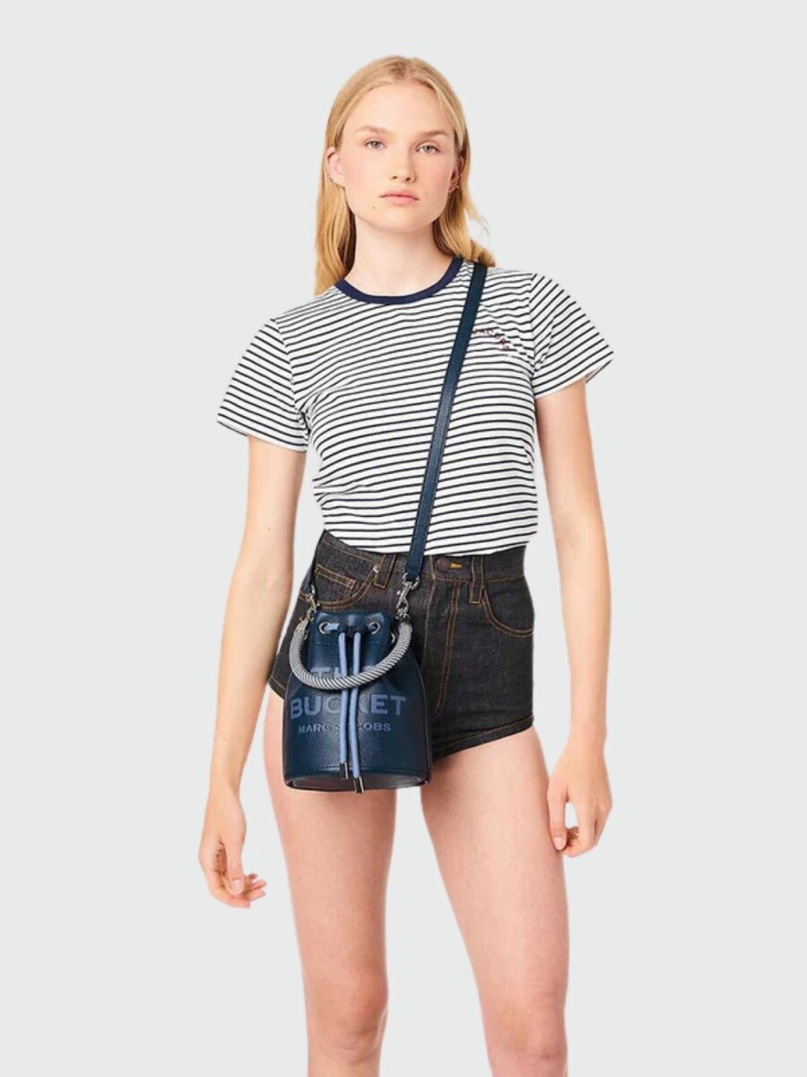 Marc Jacobs - The Bucket de cuero - Azul 