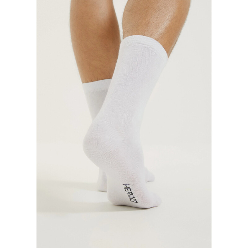 KIT 2 MEIAS UNISSEX BRANCO