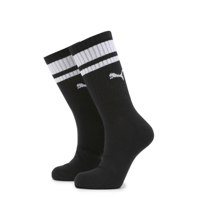 Medias Unisex Puma Crew Heritage Negro - Blanco