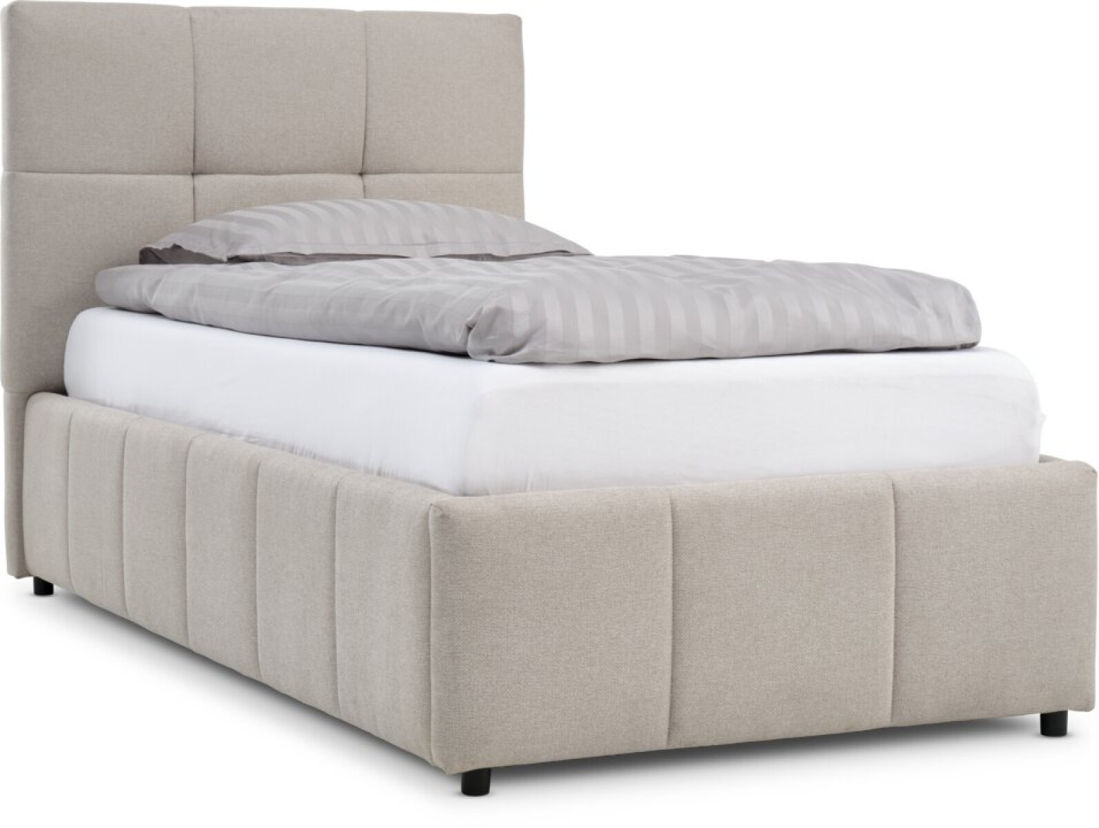 Estructura cama VEMMELEV 1 Plaza 90x190 beige 