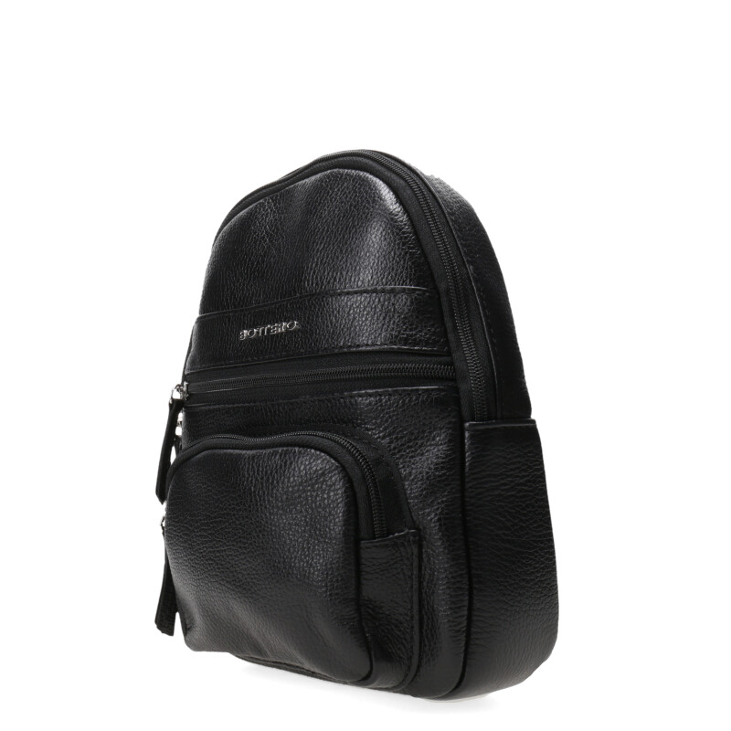 Mochila Bottero mediana Negro