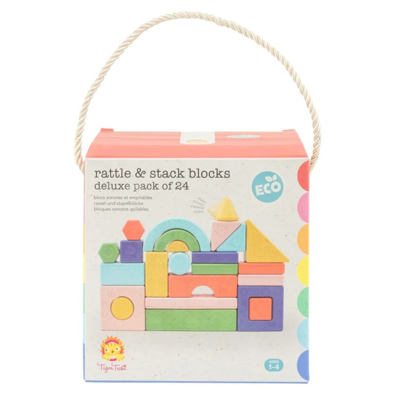 Bloques apilables y sonajeros 24pcs Bloques Apilables Y Sonajeros 24pcs