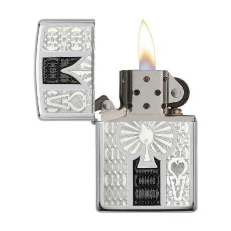 Encendedor Zippo Intricate Spade Design - 24196 Encendedor Zippo Intricate Spade Design - 24196