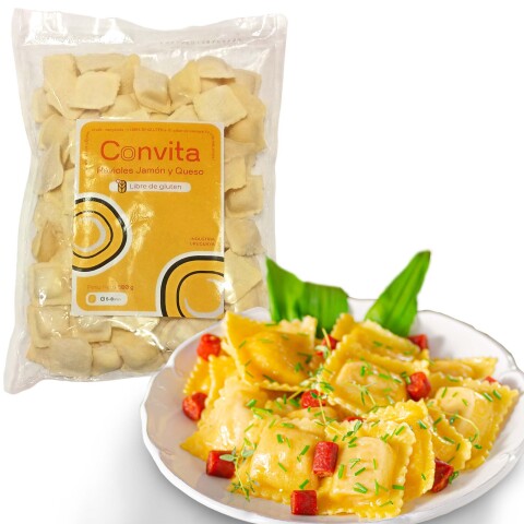 Ravioles de Jamón y Queso Convita 500Grs Ravioles de Jamón y Queso Convita 500Grs