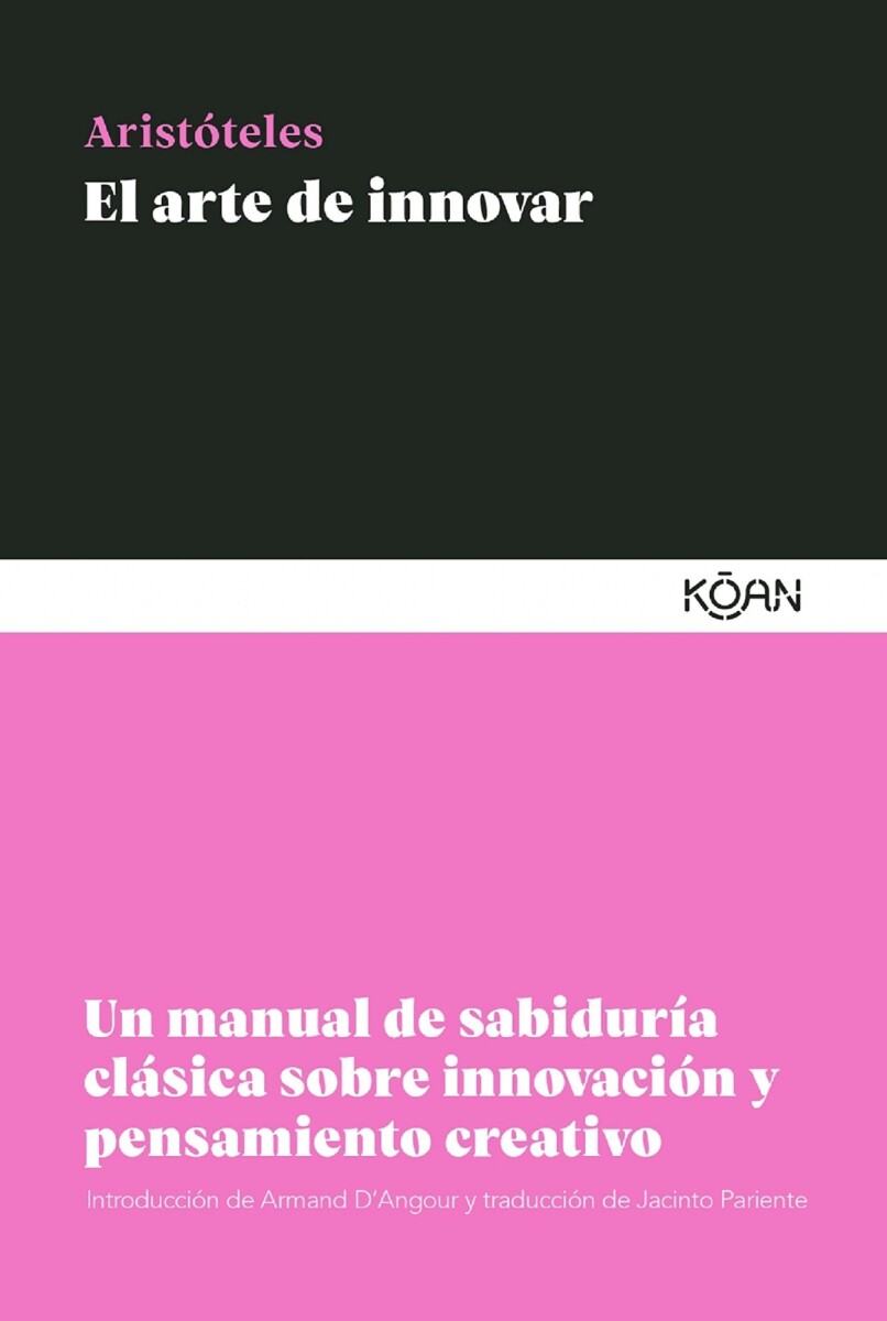ARTE DE INNOVAR, EL 