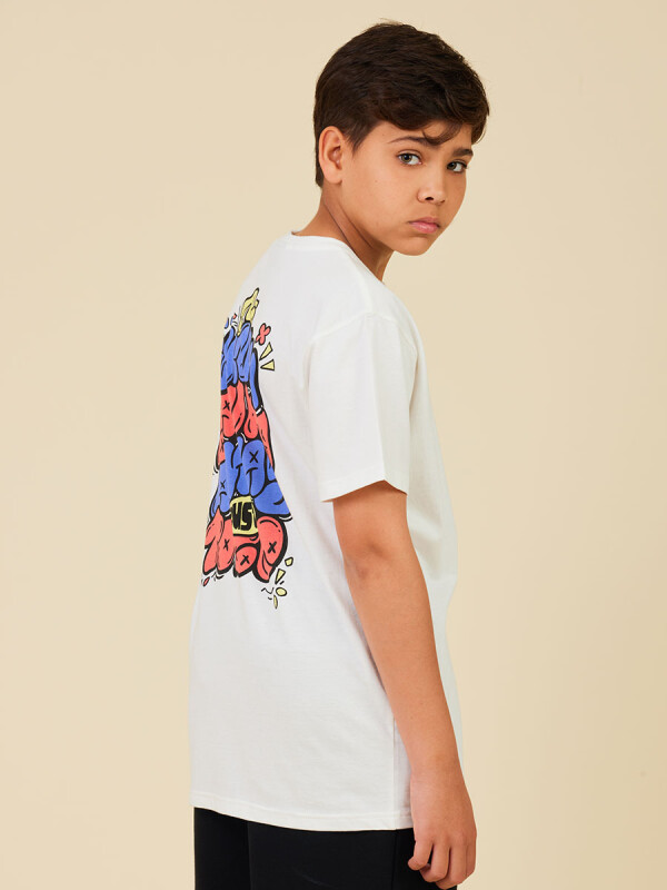 T-SHIRT JAEN TEEN RUSTY Blanco