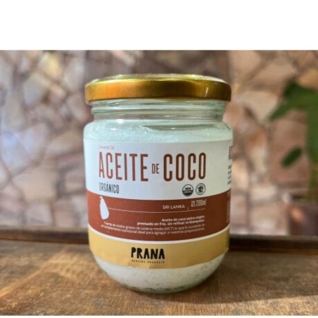 Aceite de Coco Orgánico 200ml Prana Aceite de Coco Orgánico 200ml Prana
