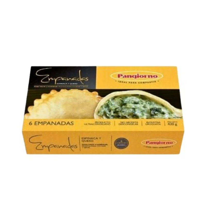 Empanadas de Espinaca y Queso Pangiorno - 6 ud. - 420 g Empanadas de Espinaca y Queso Pangiorno - 6 ud. - 420 g