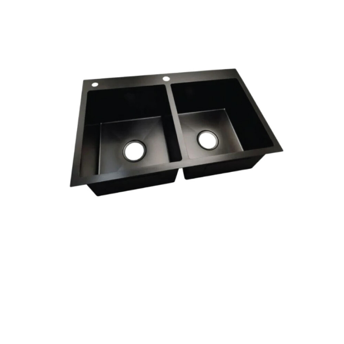 Pileta Doble Black 82 x 45 cm 