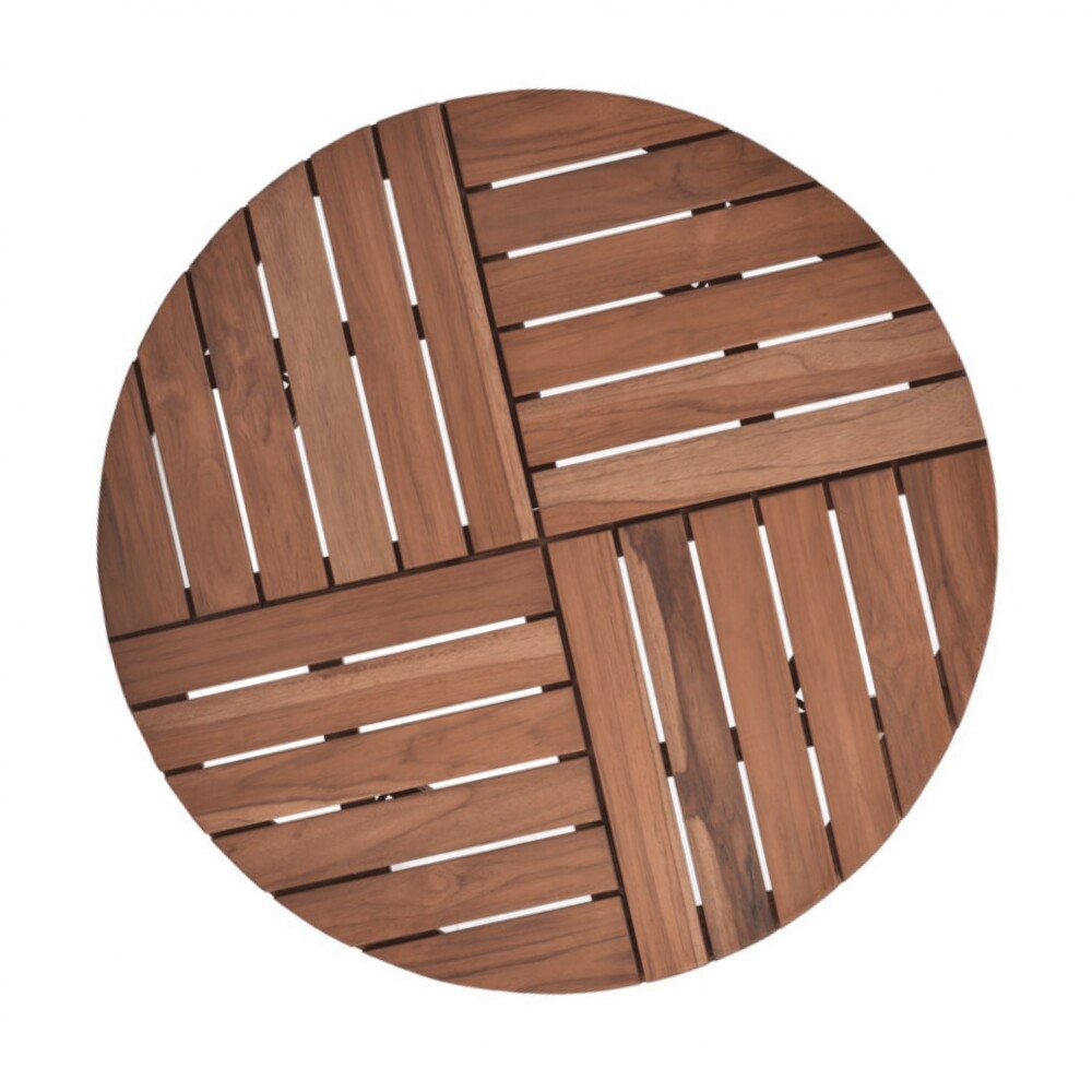 Mesa de Patio Madera de Teca - Caraíva 90cm Mesa de Patio Madera de Teca - Caraíva 90cm