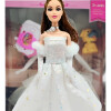Muñeca Con Vestido De Fiesta Y Accesorios BLANCO