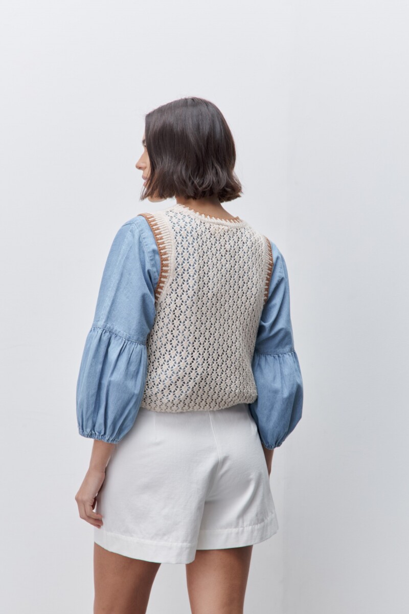 SHORT SOLI Blanco