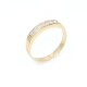 Anillo en oro 18k amarillo y brillantes Anillo en oro 18k amarillo y brillantes