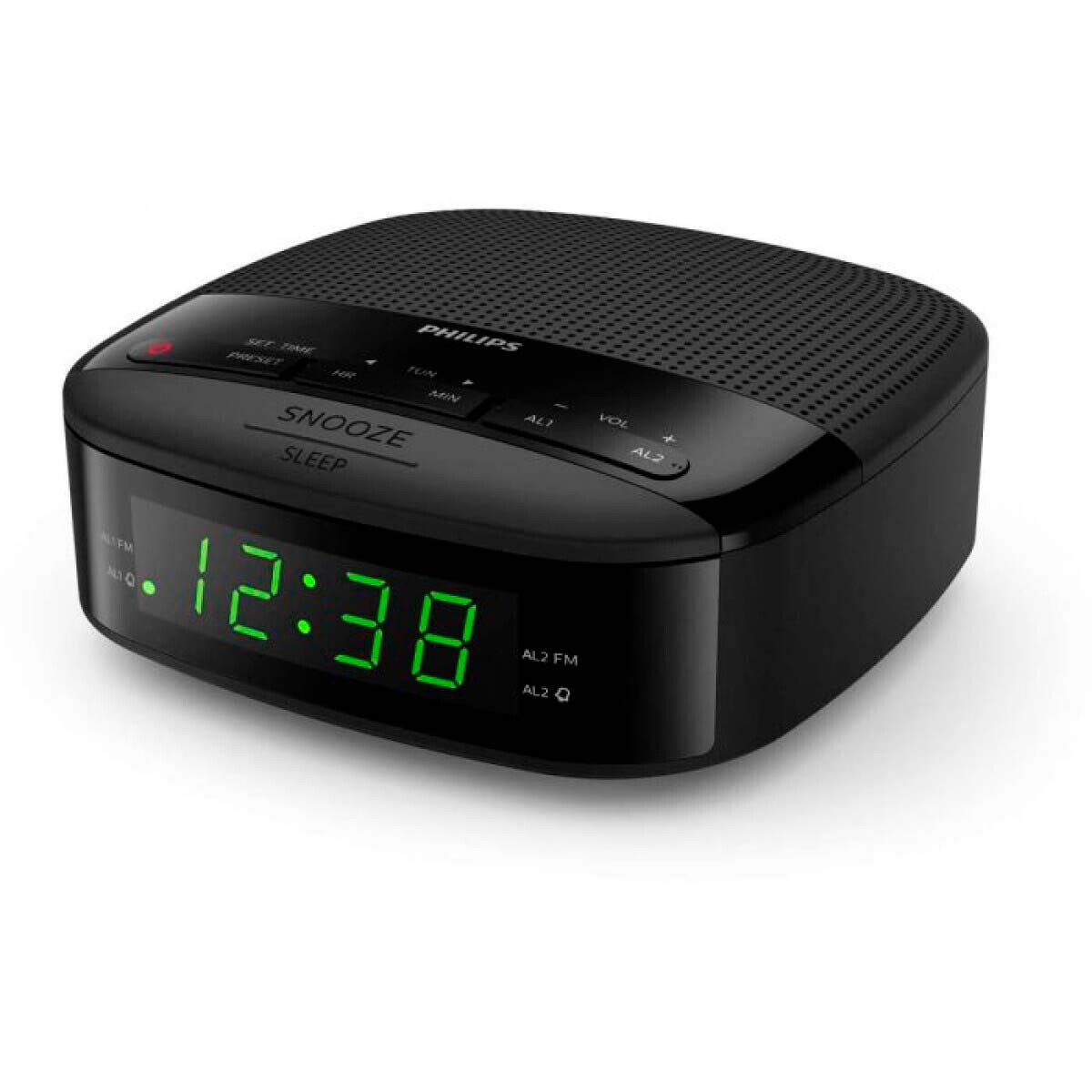 Radio Reloj Philips Digital Tar3502 Alarma Dual Sintonizador 
