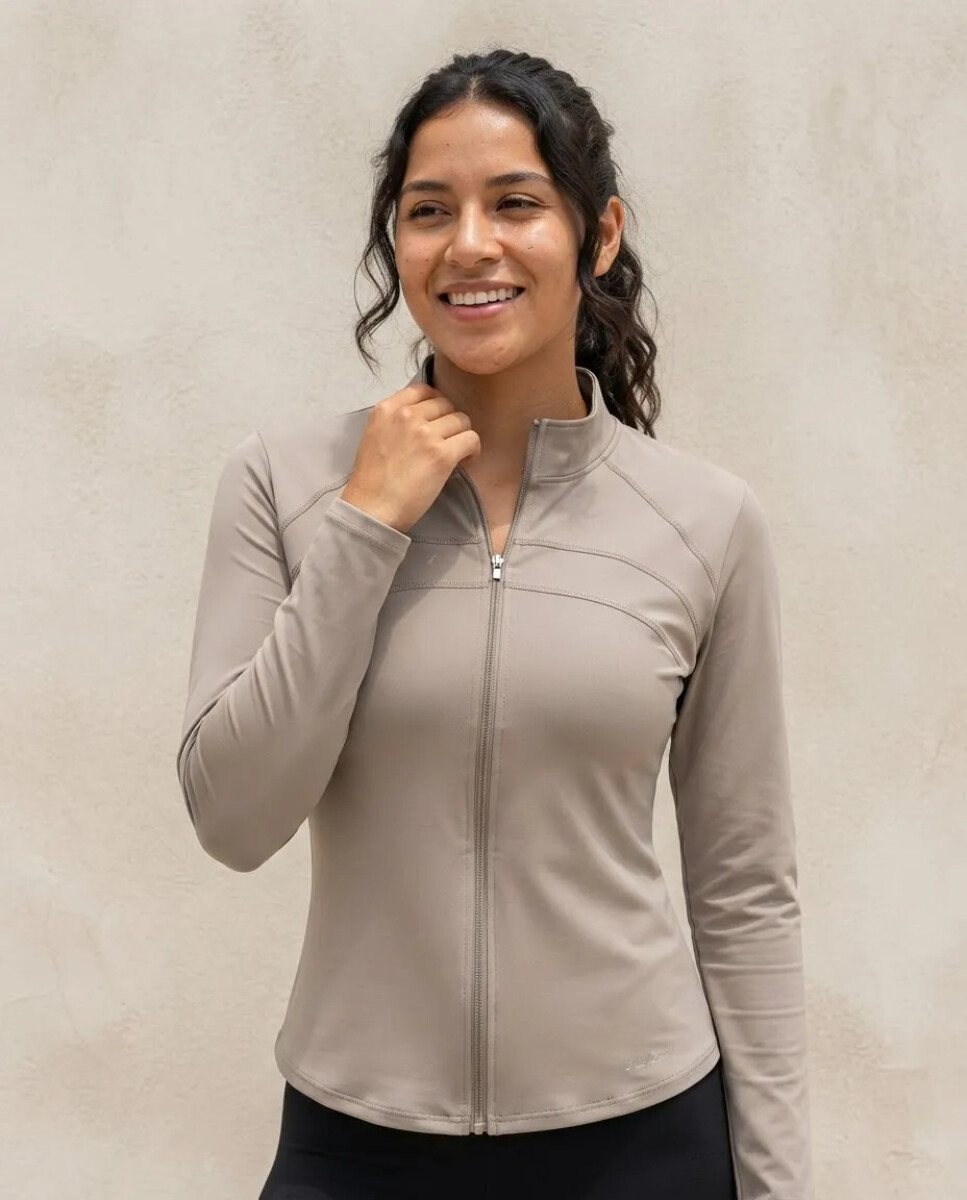Campera Deportiva Oreiro - Beige 