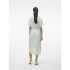 VMBUMPY SS CALF SHIRT DRESS WVN GA Silt Green