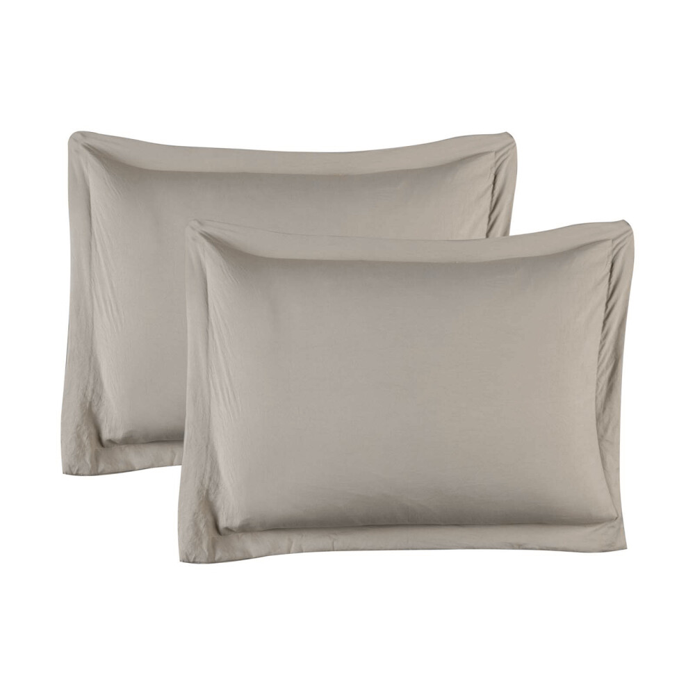 SET 2 FUNDAS DE ALMOHADA POLIESTER PREWASHED