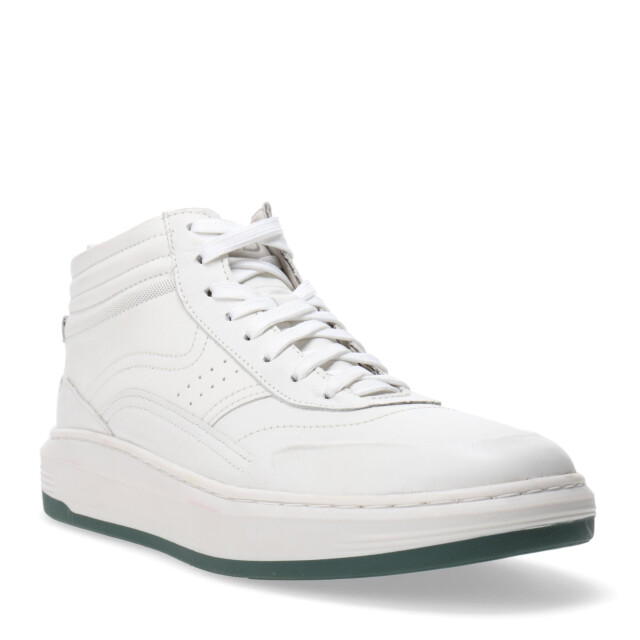 Championes de Hombre Democrata JHON estilo bota Blanco