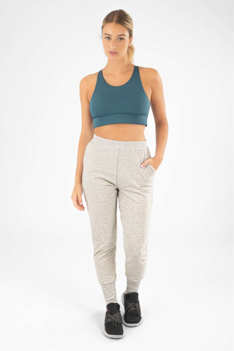 Jogger athleisure - Gris melange 