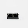 Mini bag Olivia en cuero charol Negro