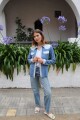 CAMISA PITA GAMUZA CIELO
