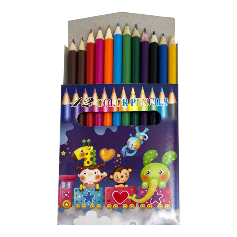 Lápices de Colores Cortos x12 Lápices de Colores Cortos x12