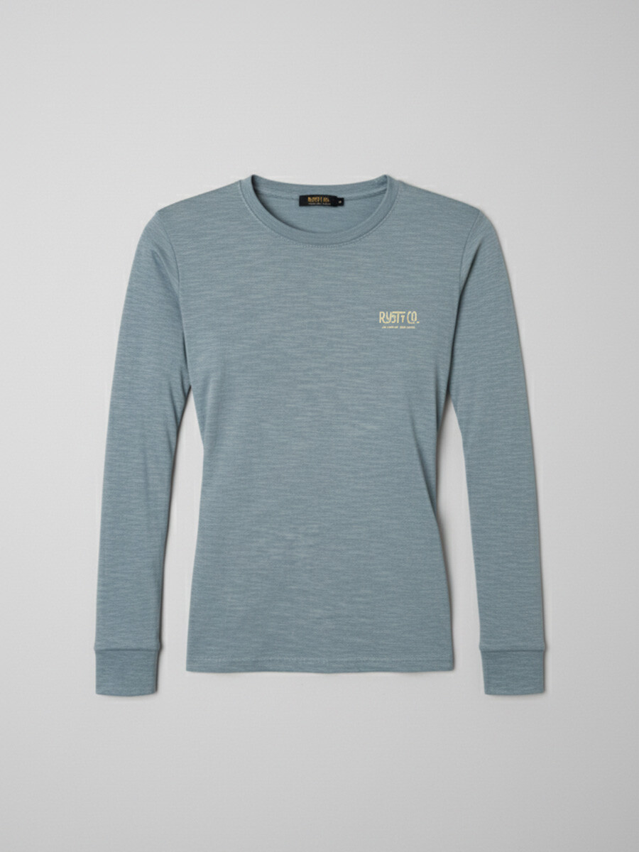 T-SHIRT BRITO TEEN RUSTY - Azul Piedra 