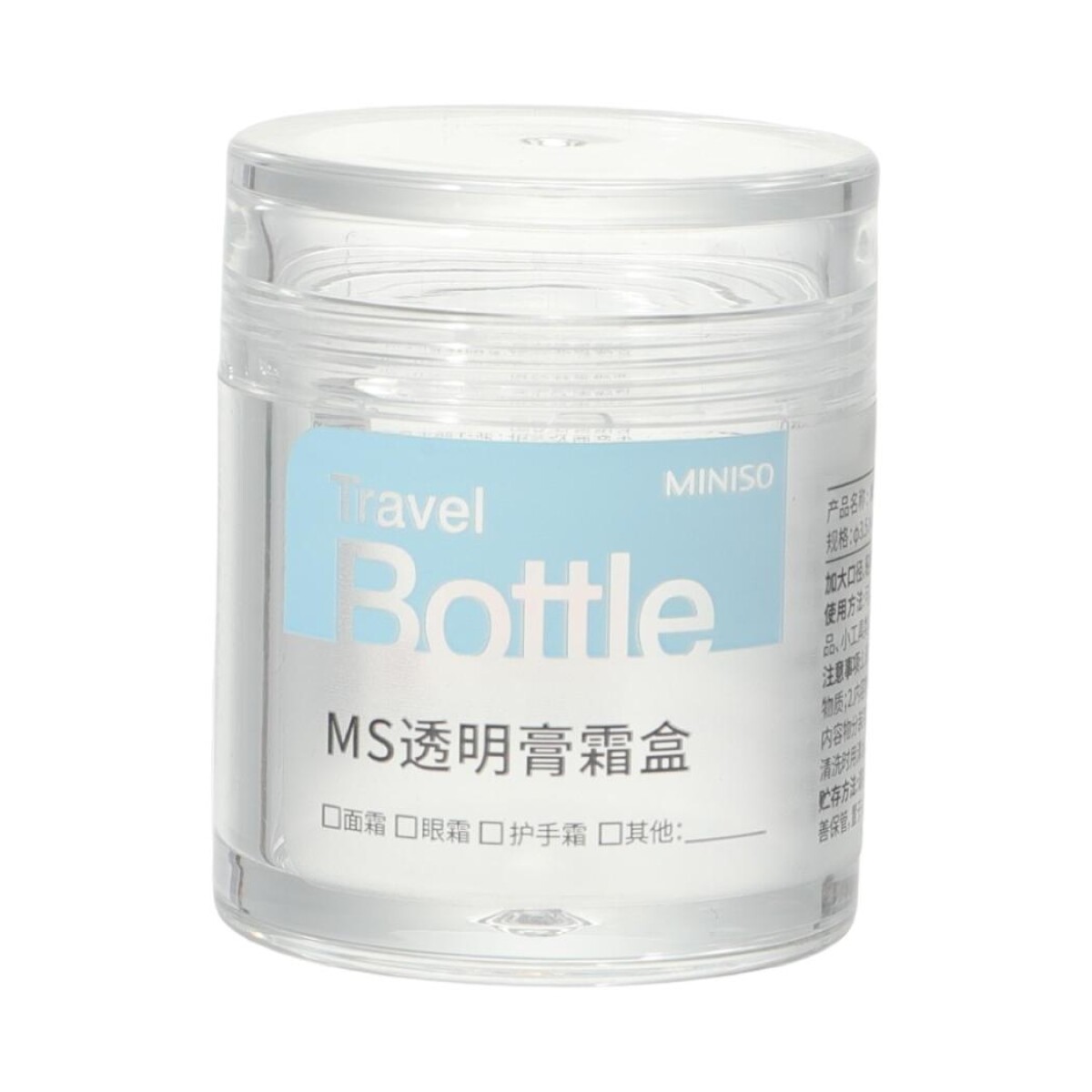 Frasco crema tapa rosca 