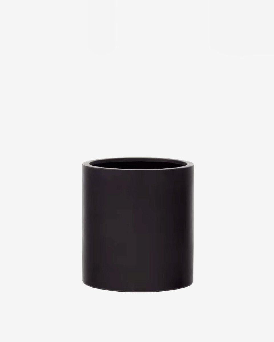 Macetero Aiguablava de cemento negro Ø 52 cm 