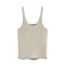 VMLULA LINEN SL O-NECK TOP NOOS OATMEAL