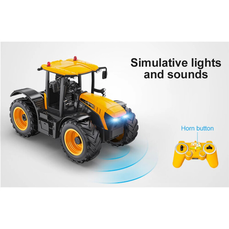 Tractor agrícola teledirigido JCB SERIE AGRICULTURA DOBLE E 1:16 Tractor agrícola teledirigido JCB SERIE AGRICULTURA DOBLE E 1:16
