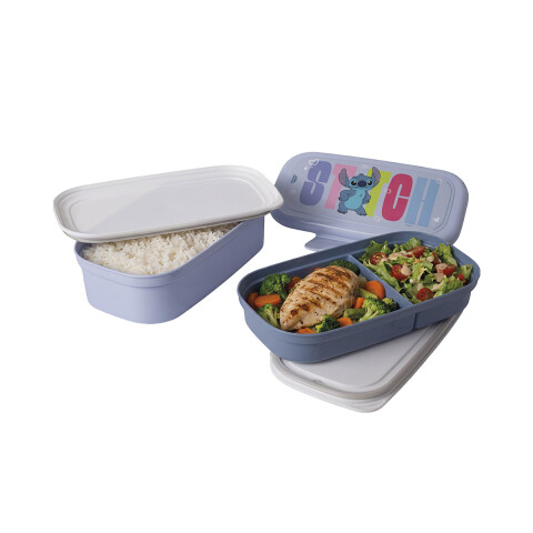 Lunchera Bento X 2 Piezas Stitch U