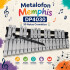 Metalofon Memphis Dp4030 30 Notas Cromático METALOFON MEMPHIS DP4030