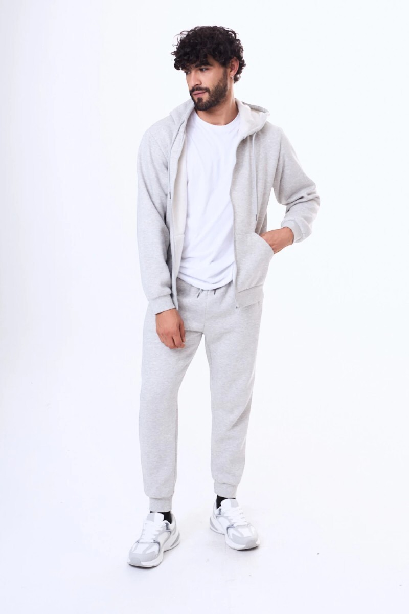 Pantalon de felpa Campana Gris
