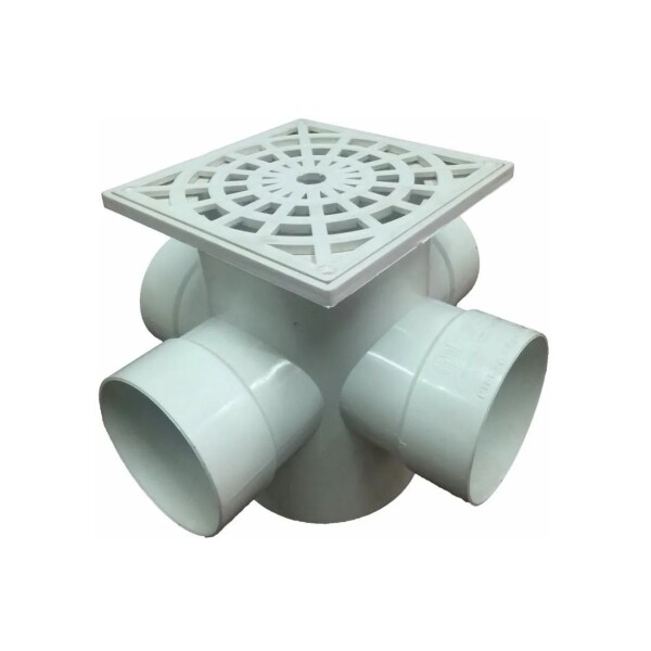 CAJA SIFONADA PINOPLAS 110MM REJILLA 20x20 Caja Sifonada Pinoplas 110mm Rejilla 20x20