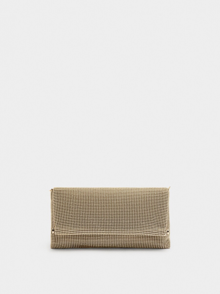 Bolso De Fiesta Tipo Sobre dorado