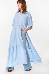 Vestido Camisero Julia Celeste